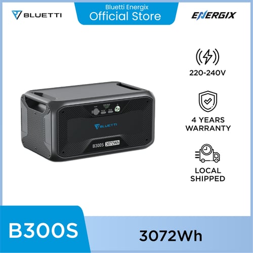 BLUETTI B300S Expansion Battery | 3072Wh (Only works with AC500)