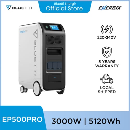 BLUETTI EP500PRO Portable Solar Power Station | 3000W 5120Wh