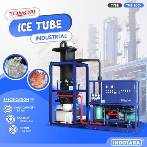 Ice Tube Machine Industrial 10 Ton With Stablizer - Tomori TMT-100K