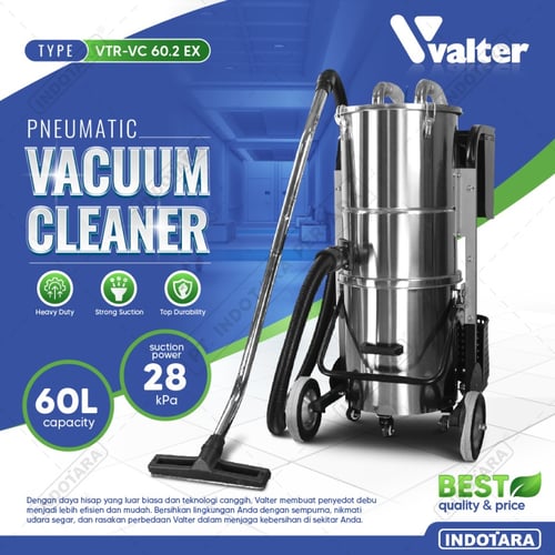 Industrial Pneumatic Vacuum Cleaner - Valter VTR-VC 60.2 EX