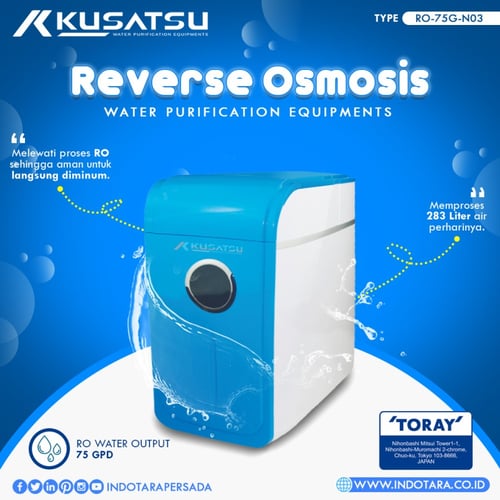 Kusatsu 5-Stages Reverse Osmosis RO-75G-N03 283L