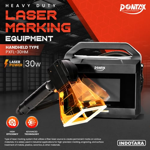 Laser Hand Held Optical Fiber Marking Machine 30W - Pontax