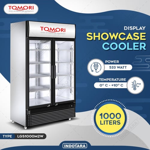 Lemari Pendingin Showcase Cooler Display Tomori LGS 1000M2W
