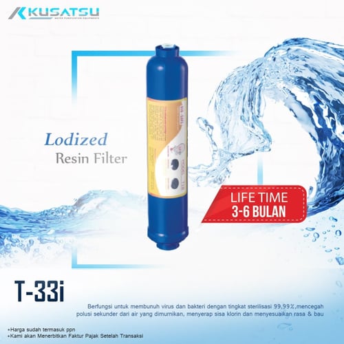 Lodized Resin Filter (T-33I) - Kusatsu