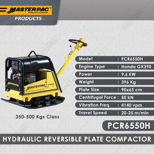 Masterpac Hydraulic Reversible Plate Compactor PCR6550 H