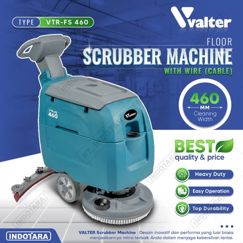 Mesin Penyikat / Pembersih Lantai Floor Scrubber - Valter - VTR-FS460W