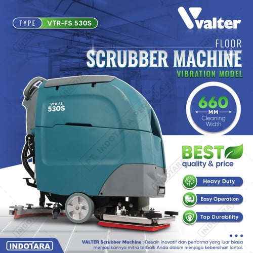 Mesin Penyikat / Pembersih Lantai Floor Scrubber - Valter - VTR-FS530V