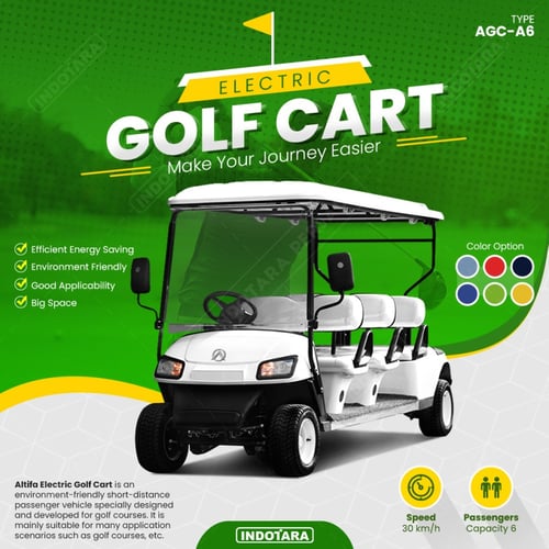 Mobil Golf Listrik / Electric Golf Cart Altifa - AGC A6