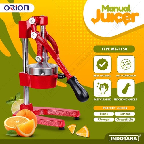 Orange Juicer/ Alat Peras/ Press Jeruk - Orion MJ-1158 - Merah