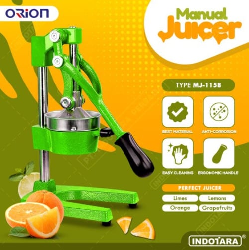 Orange Juicer/ Alat Peras/ Press Jeruk - Orion MJ-1158 - Hijau