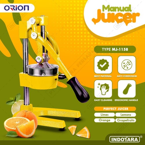 Orange Juicer/ Alat Peras/ Press Jeruk - Orion MJ-1158 - Kuning