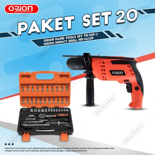 Paket Set 20 - Impact Drill HD-6622P - Hand Tools TR-005-2