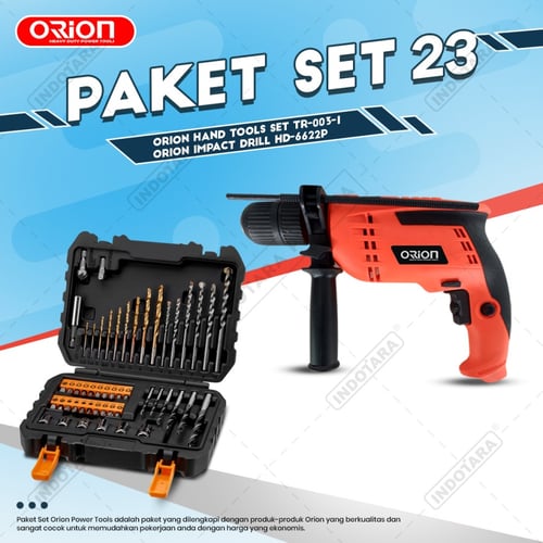 Paket Set 23 - Impact Drill HD-6622P - Hand Tools TR-003-1