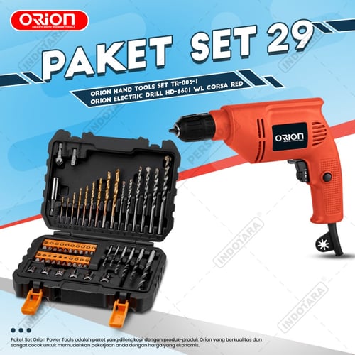 Paket Set 29 - Electric Drill HD-6601 - Hand Tools TR-003-1