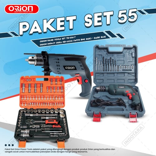 Paket Set 55 - Impact Drill HD-6622S - Hand Tools TR-006-7