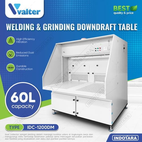 Meja Downdraft Untuk Grinding & Welding / Downdraft Table - Valter - IDC-1200DM