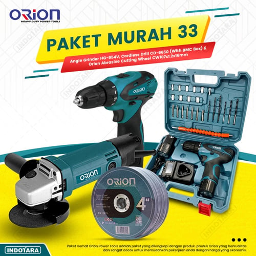 Paket Murah 33 - Gerinda Tangan HG954V - Mesin Bor Tangan CD6650