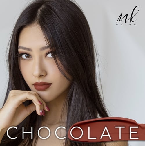 Meika - Variant Chocolate - Lipstick / Lipstik Matte Jepang / Japan