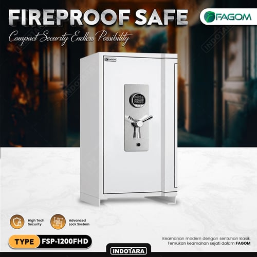 Brankas Besi Anti Api Exclusive Safes FAGOM With Digital Lock - FHD Series - 60x70x120 Cm