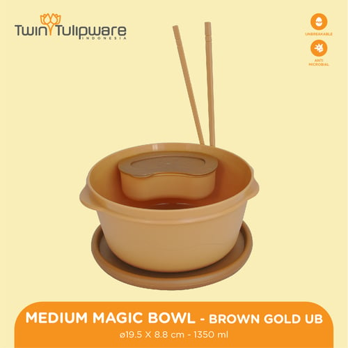 Medium Magic Bowl Brown Gold UB