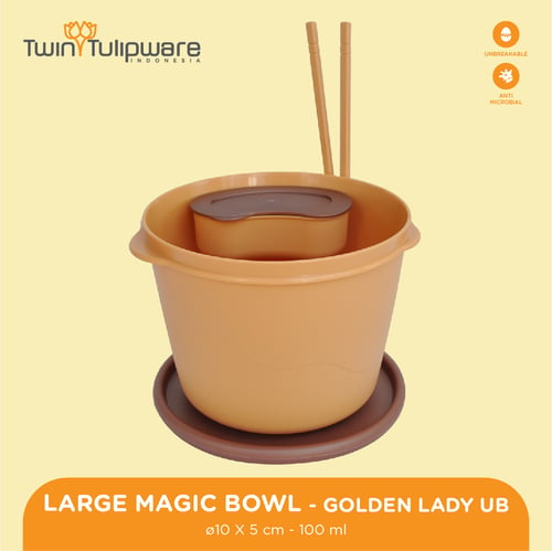 Large Magic Bowl Golden Lady UB
