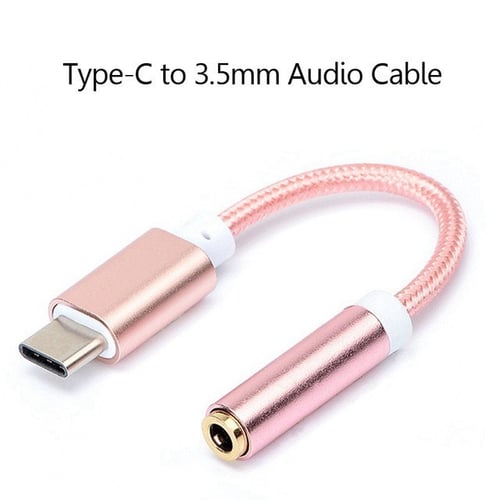 Cable USB Type C to 3.5mm Jack Audio Cable Converter Headset
