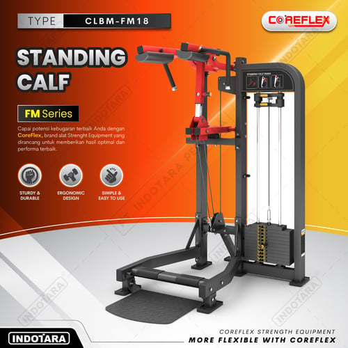 Alat Fitness Gym Coreflex Standing Calf Machine CLBM-FM18