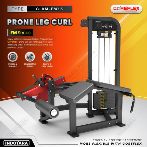 Alat Fitness Gym Coreflex Prone Leg Curl DLBM-FM15