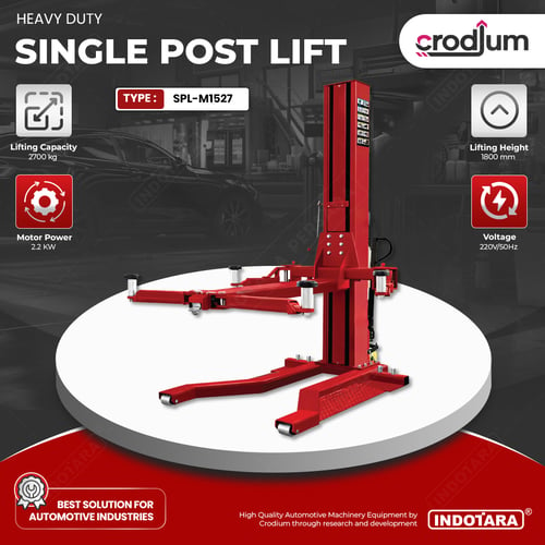 Single Post Lift Motorcycle - Crodium SPL-M1527