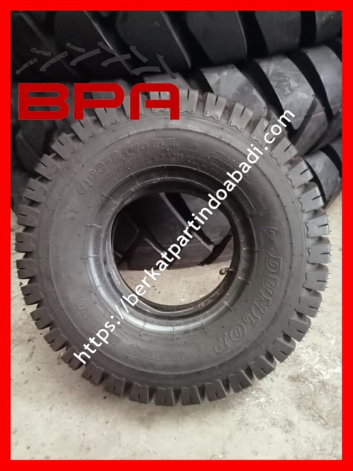 Ban Forklift 6.50 - 10 - Dunlop - Power Lifter - Full Set