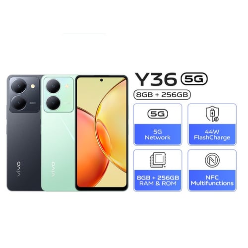 Vivo Y36 8GB/256GB Garansi resmi Vivo 1 tahun