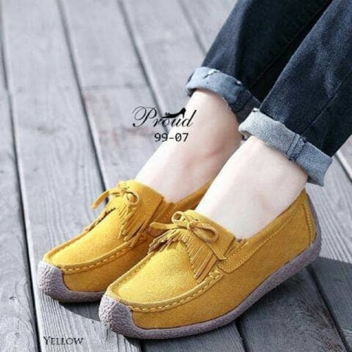 Flat Shoes PS02 Korean Style - YELLOW