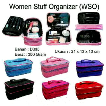 Woman Stuff Organizer (WSO) Tempat kosmetik/ fancy susun