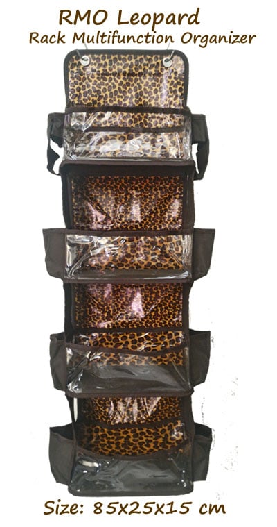 RMO Leopard Coklat (Rack Multifunction Organizer) Obat Motif Branded