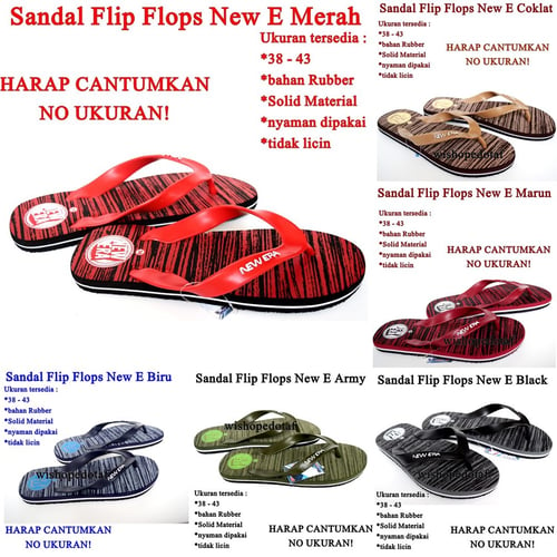 Sandal Flip Flops New E