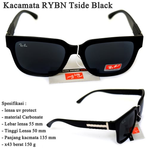 Sunglasses  Kacamata RYBN TSIDE Black