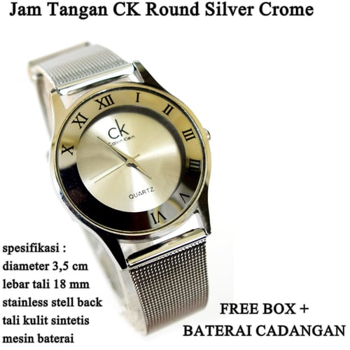 CALVIN KLEIN Jam Tangan Stainless Crome Silver