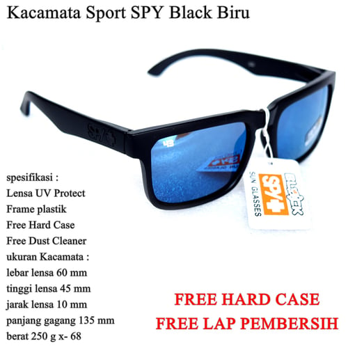 Kacamata Cowok Sunglasses SPY Black  biru