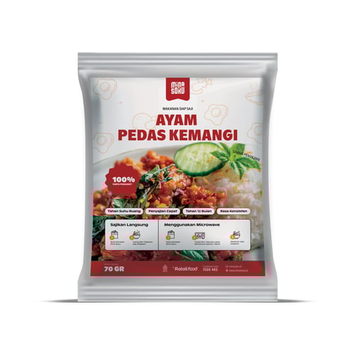Mina Soku Ayam Pedas Kemangi - Isi 30 pcs