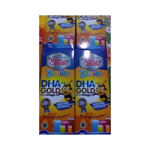 RATU LEBAH Madu Junior DHA Gold Plus Omega 3 150 gr