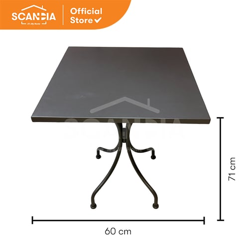 OUTDOOR ALBERT-RUNDA TABLE 60X60X71CM BROWN