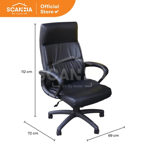 OFFICE CHAIR VATTERN 69X72X112-122CM BLACK