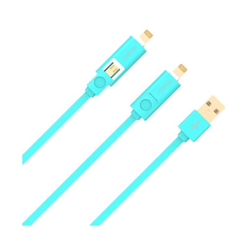ORICO LTE-10 Lightning or Micro USB to USB2.0 Faster Charging or Sync - Biru