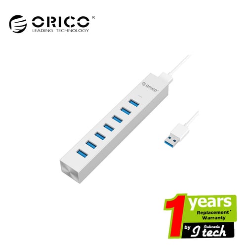 ORICO ASH7-U3 Aluminum 7 Port USB3.0 Hub with Type-C Cable