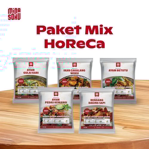 Mina Soku Paket Mix Horeca - Isi 30 pcs