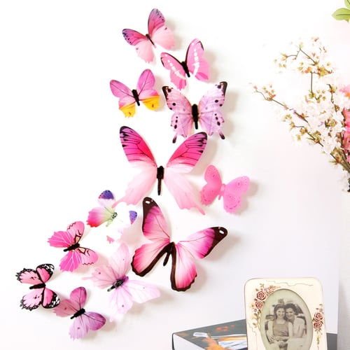 3D Wall Sticker Butterfly H023