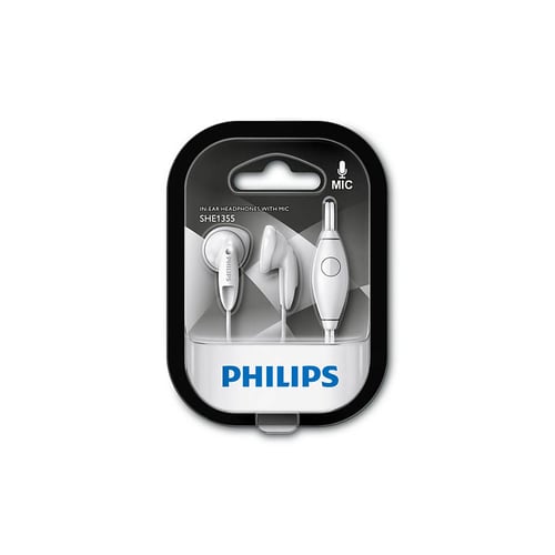 Philips Earphone SHE 1355 WT - WHITE