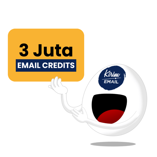 Aplikasi Layanan Email OTP / Email Notifikasi / Email Invoice / Email Blasting - Kuota 3.000.000 Email Credits