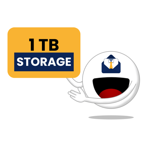 Aplikasi Layanan Email Hosting / Email Perusahaan - EMAILKERJA 1 TB