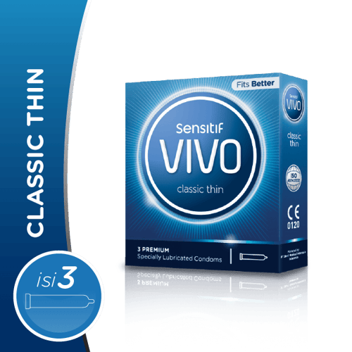 VIVO  Kondom Sensitif Classic Thin